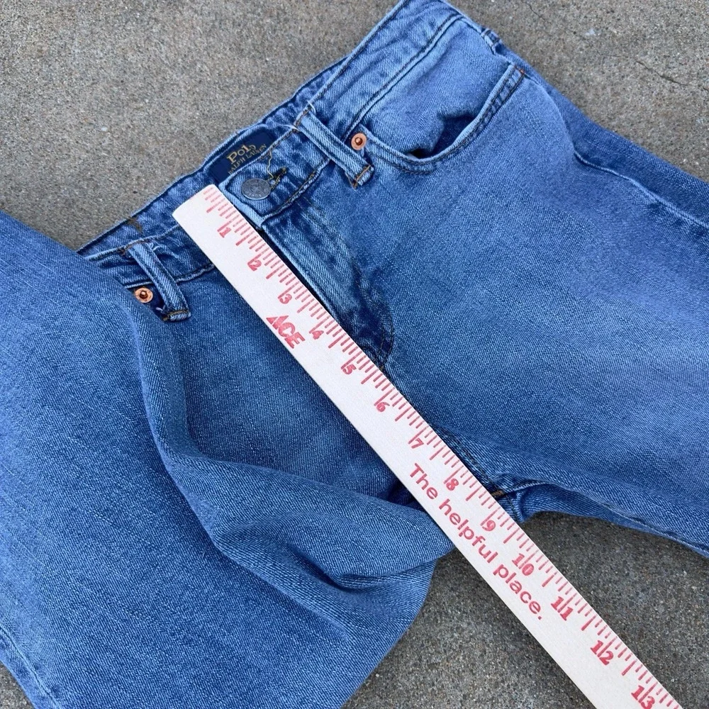 Polo Ralph Lauren‎ Youth Boys Jeans The Hampton Straight Leg Medium Wash Size 14